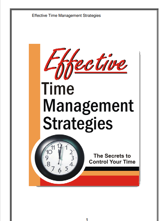 Effective Time Management Strategies ( PDFDrive )
