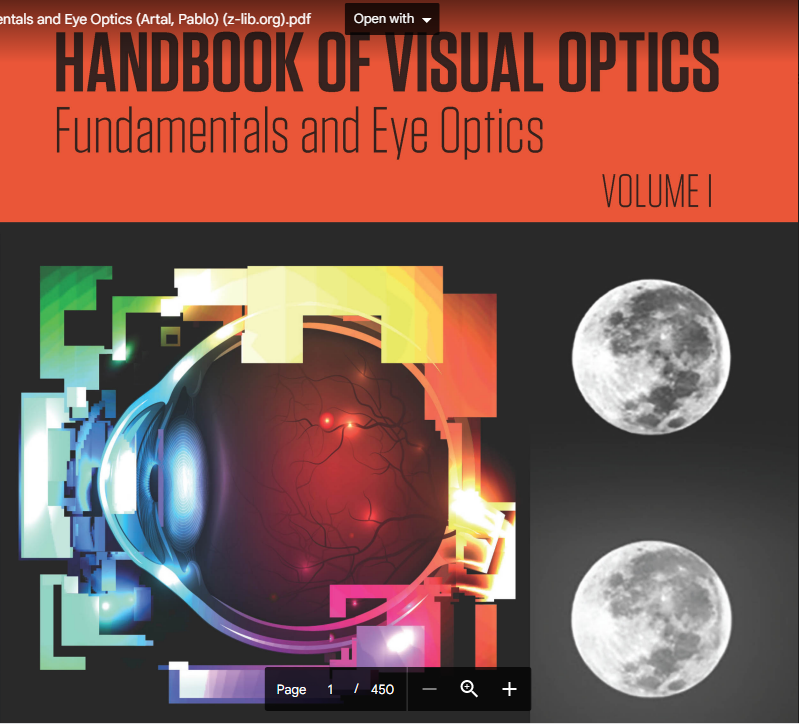 Hand Book of visual Optics