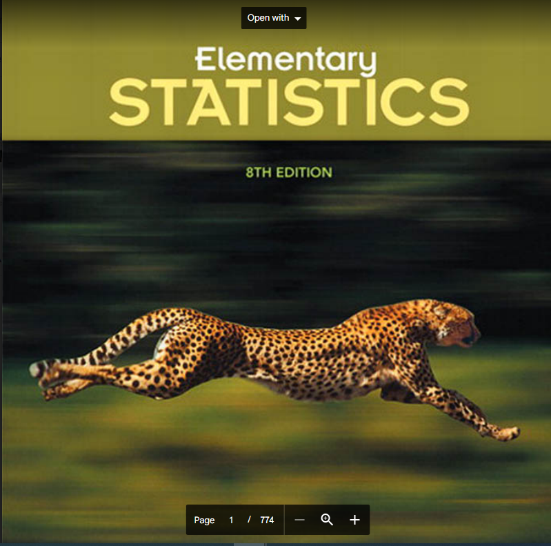 Elementary Statistics