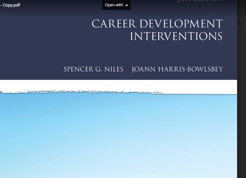 Career Development intrvetion