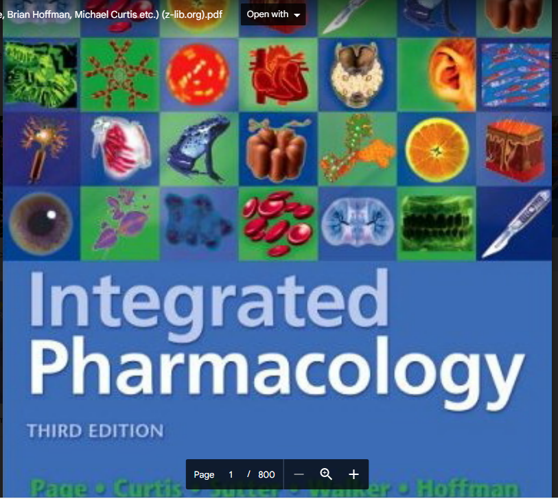 Integrated Pharmacology