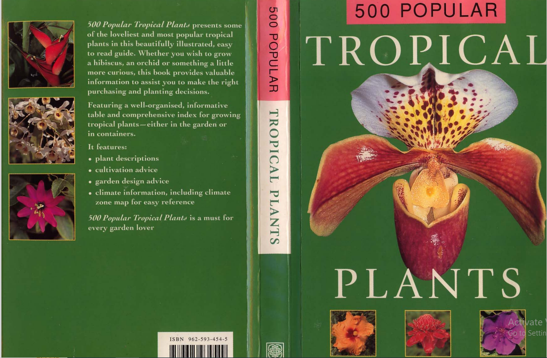 Periplus Editions 500 Popular Tropical Plants 2001